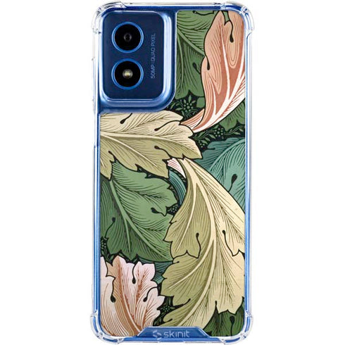 Acanthus by William Morris Moto G 5G (2024) Clear Case